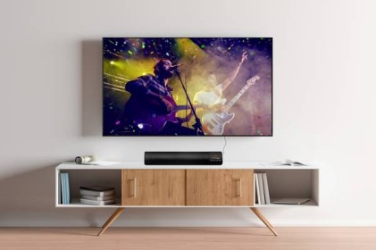 Mini Sounbar Bluetooth Con Modalita  Di Collegamento Usb, Aux 3,5Mm