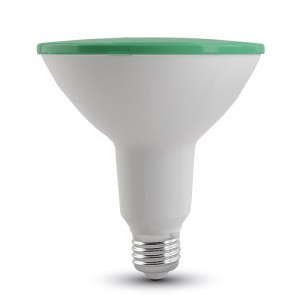 V-TAC VT-1125 Lampadina LED E27 15W Bulb PAR38 Impermiabile IP65 - Luce Verde - SKU 4418