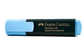 Faber-Castell 154851 evidenziatore 1 pz Punta smussata Blu