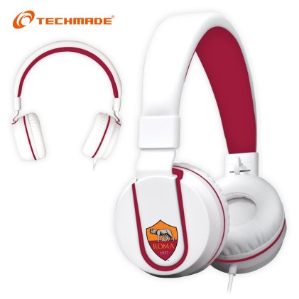 TECHMADE CUFFIE MULTIMEDIALI UFFICIALI AS ROMA
