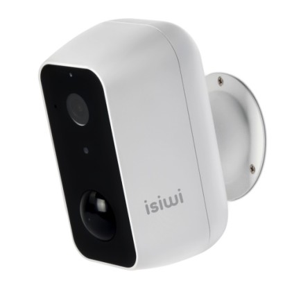 Isiwi Telecamera A Batteria Wireless Flai+ 2K Bullet Fissa Per Esterno Ir Led E Showcolor Audio Bidi