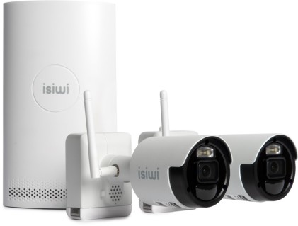 Isiwi Kit Wireless Connect Air2 Isw-K2N8Bfbta4Mp-2 Gen1 Nvr 8 Canali + 2 Telecamere  A Batteria Da 8