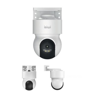 Isiwi Telecamera Alimentata Redi On 2K Pt Per Esterno Ir Led E  Showcolor  Audio Bidirezionale Sd Ca