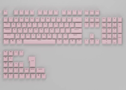 Set Di 130 Tasti Pudding Pink Pbt Oem