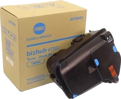 ORIGINALE Konica Minolta toner nero ACTD051 TNP-91 20000 pagine