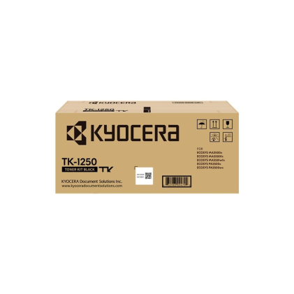 ORIGINALE Kyocera toner nero TK-1250 1T0C3H0NL0 3000 pagine