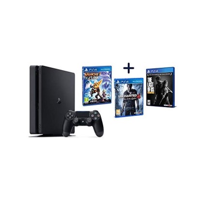 Sony Playstation 4 1Tb The Last + Uncharted 4 + Ratchet & Clank Ps4