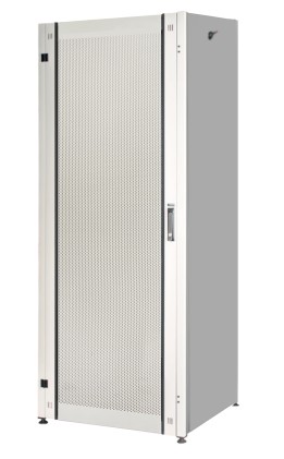 Armadio Rack Per Reti 19" 42U (A)2002, (L)600, (P)800 Colore Grigio Porta Traforata Serie Eavi