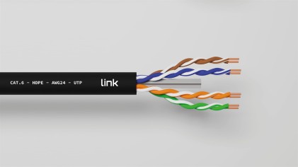 Cavo Solido U/Utp Per Reti Categoria 6 Awg24 In Rame Per Esterno Guaina Pe Matassa 500Mt