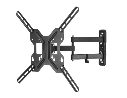 Link Braccio A Muro Con 3 Snodi Per Tv Led/Lcd , Da 23" A 50" Fino A 25 Kg E Vesa 400X400