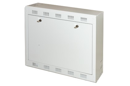 Box A Muro Dvr/Nvr 2 Serrature Con Ripiano Apribile Mm 580(L) X 550(A) X 160(P)