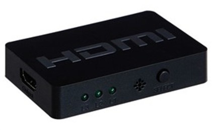 Mini Switch Hdmi 4Kx2K@30Hz Con 3 Porte Con Telecomando