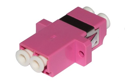 Confezione 12 Adattatori Fibra Ottica Lc/Lc Multimode Duplex Om4