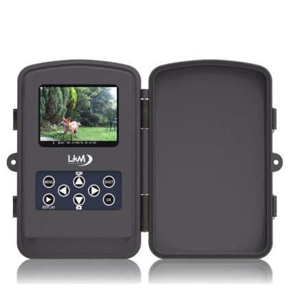 Telecamera Infrarossi Fototrappola Con Triplo PIR LKM Security Con Risoluzione A 12 Megapixel