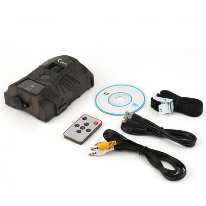 Telecamera Infrarossi Fototrappola Con PIR LKM Security Con Risoluzione A 12 Megapixel