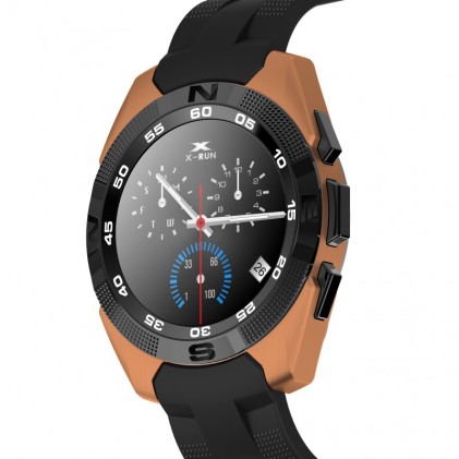 Smartwatch Bluetooth LKM Security Con Funzione Cardiofrequenzimetro Contapassi Colore ORO