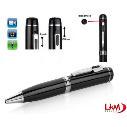 Penna Spia In HD Con Telecamera Nascosta