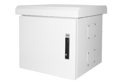 Armadio 19" 6U Esterno Ip66 Installazione Su Palo Con Ventole