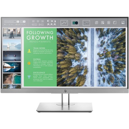 Monitor Hp Elitedisplay E243 24 Pollici 1920X1080 Led Full-Hd Usb Hdmi Displayport Vga Black-Silver [Grade B] - Ricondizionato