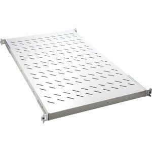 Ripiano Universale Per Armadio Rack 19&#34; Allungabile 720 Mm Con 4 Agganci Grigio