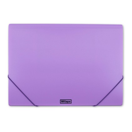 Portadocumenti MKtape Flap Folder - Chiusura elastica - Formato Folio - Colore lilla pastello