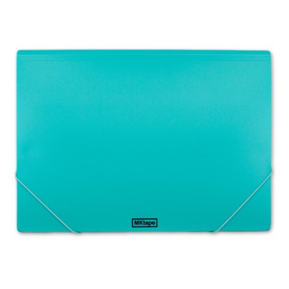 Portadocumenti MKtape Flap Folder - Chiusura in Gomma - Formato Folio - Colore Verde Pastello