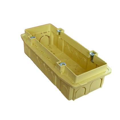 Scatola Portafrutti Meanwell Da Incasso 6 Posti Rettangolare Con Inserto Metallico