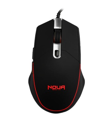 Noua Mouse Gaming Neon Usb Nero Con Illuminazione 4 Colori