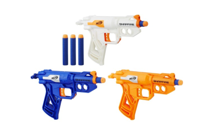 Set 3 pistole giocattolo Hasbro Nerf N-Strike Elite SnapFire B5818EU4