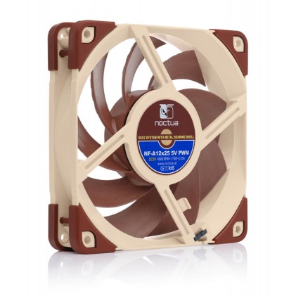 Noctua NF-A12x25 5V PWM Ventola da 120mm con alimentazione a 5V e controllo PWM