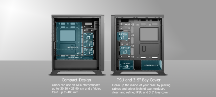Case Gaming CTesports ORION con 3 pannelli in vetro temperato