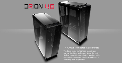 Case Gaming CTesports ORION 4G con 4 pannelli in vetro temperato