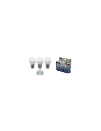Elbat Confezione da 3 Lampadine LED G45 6W E27 480lm - 6500K Luce Fredda