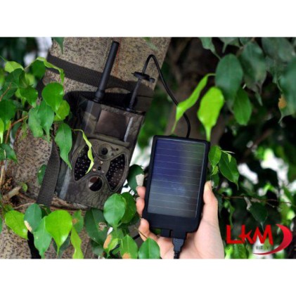 Pannello Solare Caricatore Per Fototrappola LKM Security
