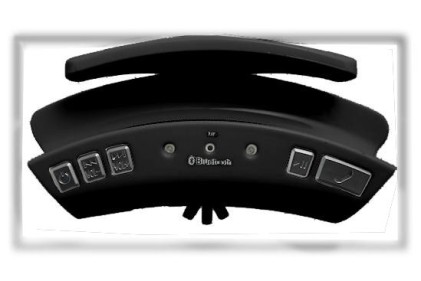 Vivavoce bluetooth da auto con comandi al volante lettore mp3 colore nero