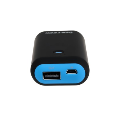 Power Bank Batteria Ricaricabile Vultech PB-5200B Rev 2.1 Blu e Nero 5200Mah 1A