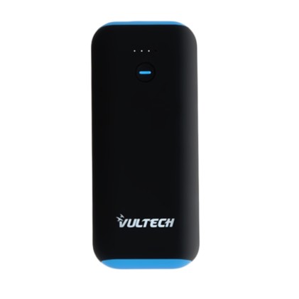 Power Bank Batteria Ricaricabile Vultech PB-5200B Rev 2.1 Blu e Nero 5200Mah 1A
