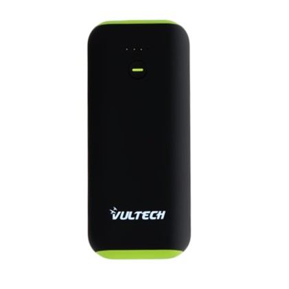 Power Bank Batteria Ricaricabile Vultech PB-5200V Rev 2.1 Verde e Nero 5200Mah 1A