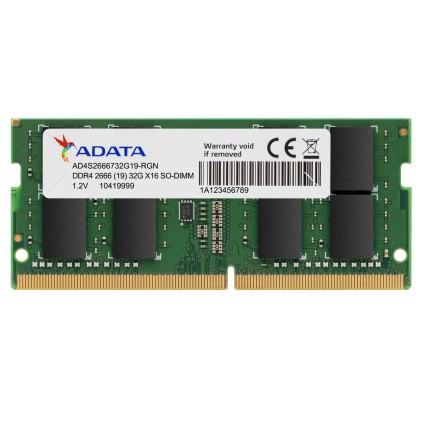Ddr4 4Gb 2666 Mhz So-Dimm Adata Cl19 Retail