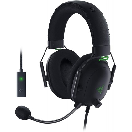 Razer BlackShark V2 con Scheda Audio USB - Cuffie da gioco premium Esports