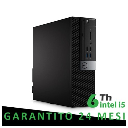 Rinovo Pc Dell Sff Optiplex 3040-7040M Intel I5-6Gen 8Gb Ram 240Gb Ssd Hdmi Win 10 Pro Upg 2Y - Ricondizionato