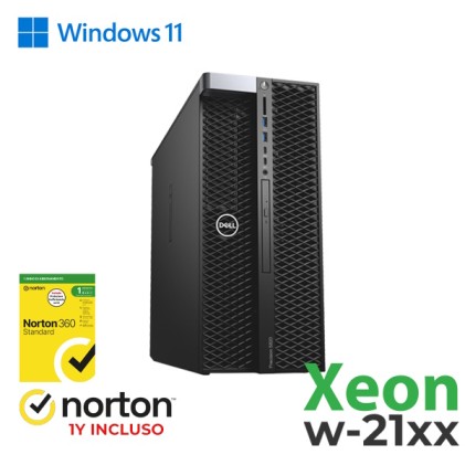 Rinovo Wks Dell 5820 Tower W2Xxx Ddr4 16Gb Ssd 512Gb Nvidia Quadro P2000 5Gb W11P Grade