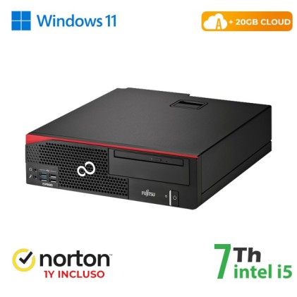 Rinovo Pc Fujitsu Esprimo D757-957 Sff I7-7X00 Ddr4 8Gb Ssd 256Gb W11P Cloud20Gb Grade A 1Y Warranty - Ricondizionato