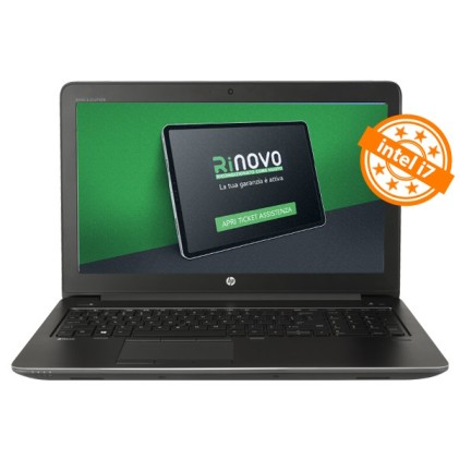 Nb Hp Mobile Wks Zbook G3 I7-6X00Hq Ddr4 32Gb Ssd 480Gb 15.6" Nvidia Quadro M1000M 2Gb Win 10 - Ricondizionato