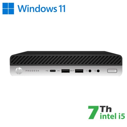 Rinovo Hp Ultra Mini Pc Refurbished Dm  600-800 G3 I5-7X00T Soddr4 16Gb Ssd 480Gb W11P No Dvd Grade