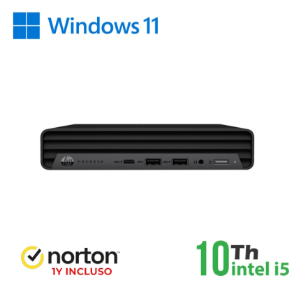 Rinovo Hp Ultra Mini Pc Refurbished 600 G6 I510X00T Soddr4 16Gb Ssd 512Gb W11P No Dvd Grade A 1Y + N