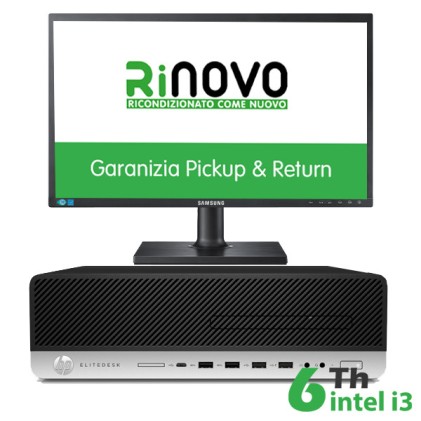 Rinovo Pc 600-800 G3 I3 Sff Pr64422001 + Monitor Samsung 22" Rns22C540 - Ricondizionato