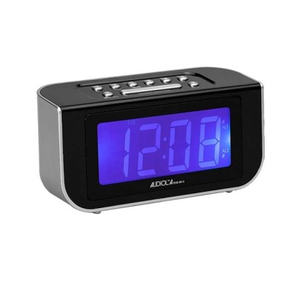 Audiola Radiosveglia RSB-0912 AM/FM 2 allarmi Silver