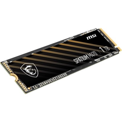 Msi Ssd Spatium M470 Pcie 4.0 Nvme M.2 1Tb Read/Write 5000/4400 Mbps