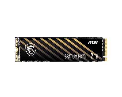 Msi Ssd Spatium M470 Pcie 4.0 Nvme M.2 2Tb Read/Write 5000/4000 Mbps